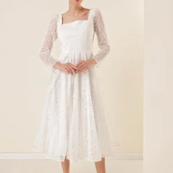 By Saygı Kleid - Ecru - A-Linie Damen Kleider 687870530 -Deutschland Lady Echt Verkaufs-Shop 3 org zoom 839