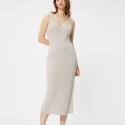 Koton Kleid - Ecru - Wickelschnitt Damen Kleider 739278013 -Deutschland Lady Echt Verkaufs-Shop 3 org zoom 851