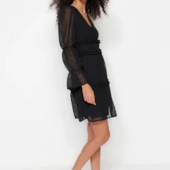 Trendyol Collection Kleid - Schwarz - Skater Damen Kleider 443749255 -Deutschland Lady Echt Verkaufs-Shop 3 org zoom 852