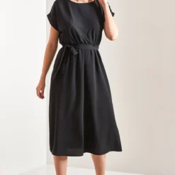 Bianco Lucci Kleid - Schwarz - A-Linie Damen Kleider 732012362 -Deutschland Lady Echt Verkaufs-Shop 3 org zoom 866