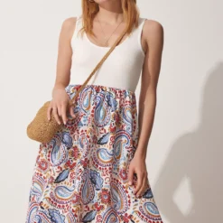 Happiness İstanbul Kleid - Weiß - A-Linie Damen Kleider 716226785 -Deutschland Lady Echt Verkaufs-Shop 3 org zoom 875