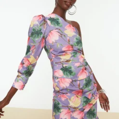 Trendyol Collection Kleid - Mehrfarbig - Bodycon Damen Kleider 184089691 -Deutschland Lady Echt Verkaufs-Shop 3 org zoom 885