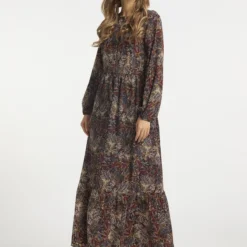 USHA Kleid - Khaki - A-Linie Damen Kleider 740333960 -Deutschland Lady Echt Verkaufs-Shop 3 org zoom 886