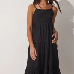 Happiness İstanbul Kleid - Schwarz - Smock-Kleid Damen Kleider 698366560 -Deutschland Lady Echt Verkaufs-Shop 3 org zoom 90