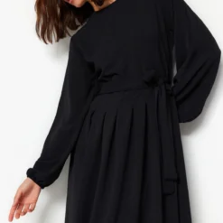 TRENDYOL MODEST Kleid - Schwarz - Skater Damen Kleider 731573454 -Deutschland Lady Echt Verkaufs-Shop 3 org zoom 913