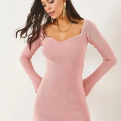 Olalook Kleid - Rosa - A-Linie Damen Kleider 646051722 -Deutschland Lady Echt Verkaufs-Shop 3 org zoom 915