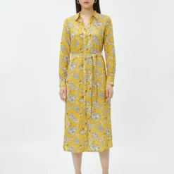 Koton Kleid - Gelb - Blusenkleid Damen Kleider 706497459 -Deutschland Lady Echt Verkaufs-Shop 3 org zoom 918