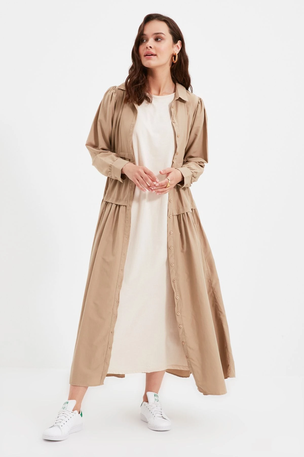 TRENDYOL MODEST Kleid - Schwarz - Basic Damen Modest Fashion Kleider 128035076 5 TRENDYOL MODEST Kleid - Schwarz - Basic Damen Modest Fashion Kleider 128035076 – Bild 3