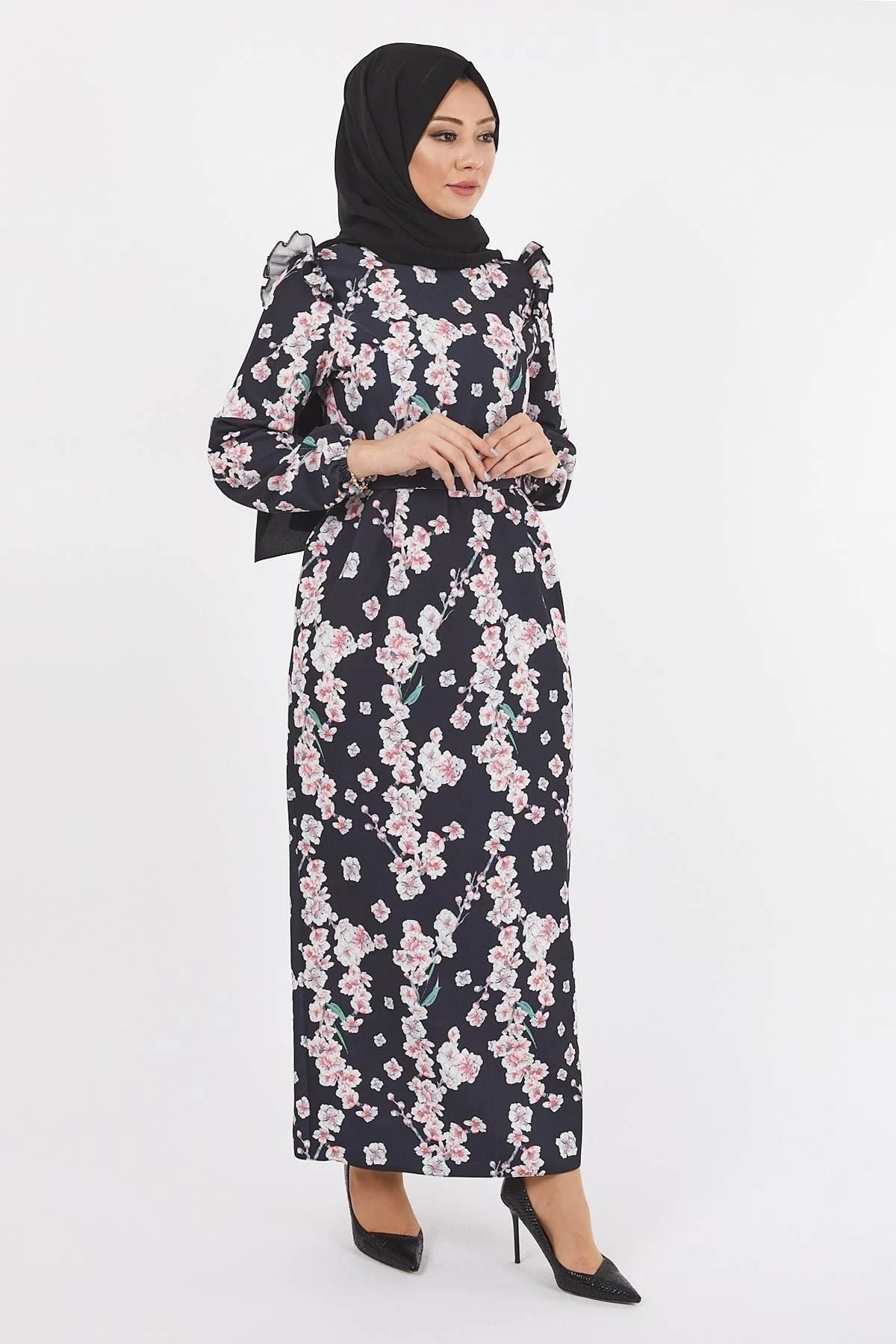 Modamihram Kleid - Schwarz - A-Linie Bekleidung Bekleidung 681176798 5 Modamihram Kleid - Schwarz - A-Linie Bekleidung Bekleidung 681176798 – Bild 3