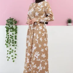 Modamihram Kleid - Braun - A-Linie Bekleidung Bekleidung 280933673 -Deutschland Lady Echt Verkaufs-Shop 3 org zoom 934