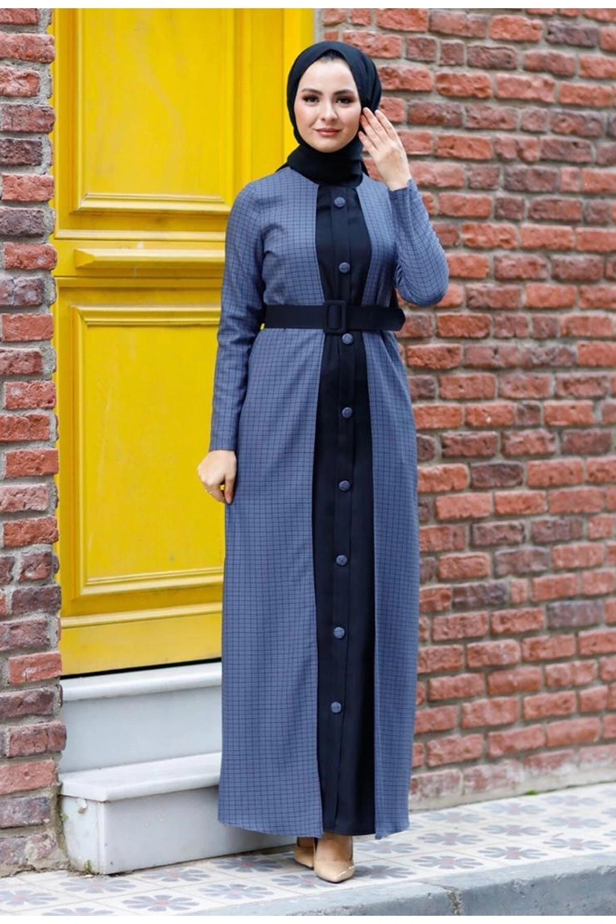 Modamihram Kleid - Grau - A-Linie Bekleidung Bekleidung 82263603 5 Modamihram Kleid - Grau - A-Linie Bekleidung Bekleidung 82263603 – Bild 3