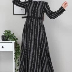 Modamihram Kleid - Schwarz - A-Linie Bekleidung Bekleidung 113898329 -Deutschland Lady Echt Verkaufs-Shop 3 org zoom 956