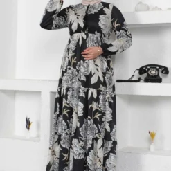 Modamihram Kleid - Schwarz - A-Linie Bekleidung Bekleidung 688703250 -Deutschland Lady Echt Verkaufs-Shop 3 org zoom 957