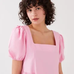 LC Waikiki Kleid - Rosa - Smock-Kleid Damen Kleider 701124127 -Deutschland Lady Echt Verkaufs-Shop 3 org zoom 96