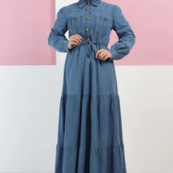 Modamihram Kleid - Dunkelblau - A-Linie Bekleidung Bekleidung 277097990 -Deutschland Lady Echt Verkaufs-Shop 3 org zoom 961