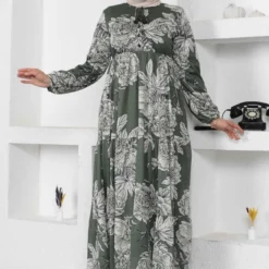 Modamihram Kleid - Khaki - A-Linie Bekleidung Bekleidung 688660761 -Deutschland Lady Echt Verkaufs-Shop 3 org zoom 964