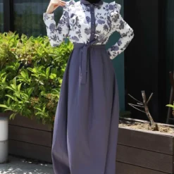 Modamihram Kleid - Grau - A-Linie Bekleidung Bekleidung 315923345 -Deutschland Lady Echt Verkaufs-Shop 3 org zoom 965