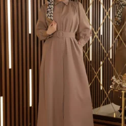 Modamihram Kleid - Braun - A-Linie Bekleidung Bekleidung 704384555 -Deutschland Lady Echt Verkaufs-Shop 3 org zoom 970