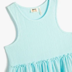 Koton Kleid - Blau - A-Linie Kinder Kleider 691048429 -Deutschland Lady Echt Verkaufs-Shop 3 org zoom 993