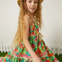 Koton Kleid - Mehrfarbig - A-Linie Kinder Kleider 734949149 -Deutschland Lady Echt Verkaufs-Shop 3 org zoom 996