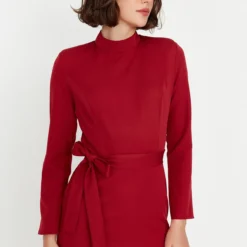 Trendyol Collection Kleid - Bordeaux - Bodycon Damen Kleider 283158862 -Deutschland Lady Echt Verkaufs-Shop 4 org zoom 109