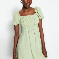 Trendyol Collection Kleid - Blau - A-Linie Damen Kleider 411336352 -Deutschland Lady Echt Verkaufs-Shop 4 org zoom 119