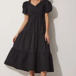 Happiness İstanbul Kleid - Schwarz - A-Linie Damen Kleider 690584140 -Deutschland Lady Echt Verkaufs-Shop 4 org zoom 125
