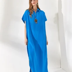 Olalook Kleid - Blau - A-Linie -Deutschland Lady Echt Verkaufs-Shop 4 org zoom 129