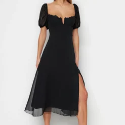 Trendyol Collection Kleid - Schwarz - Shift Damen Kleider 363171683 -Deutschland Lady Echt Verkaufs-Shop 4 org zoom 162