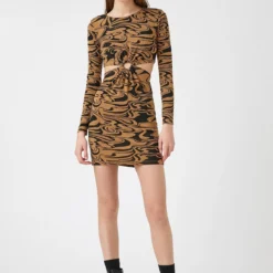 Koton Kleid - Braun - Bodycon Damen Kleider 219165583 -Deutschland Lady Echt Verkaufs-Shop 4 org zoom 169