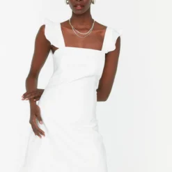 Trendyol Collection Kleid - Weiß - Skater Damen Kleider 245088671 -Deutschland Lady Echt Verkaufs-Shop 4 org zoom 199