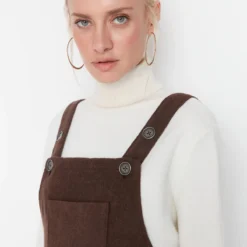 Trendyol Collection Kleid - Braun - Gilet -Deutschland Lady Echt Verkaufs-Shop 4 org zoom 202