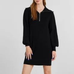 Y.A.S. Kleid - Schwarz - A-Linie Damen Kleider 355014680