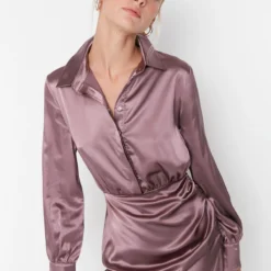 Trendyol Collection Kleid - Braun - A-Linie Damen Kleider 287409793 -Deutschland Lady Echt Verkaufs-Shop 4 org zoom 250