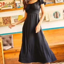 Olalook Kleid - Schwarz - A-Linie Damen Kleider 309297441 -Deutschland Lady Echt Verkaufs-Shop 4 org zoom 258