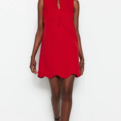 Trendyol Collection Kleid - Rot - Shift Damen Kleider 449464391 -Deutschland Lady Echt Verkaufs-Shop 4 org zoom 262