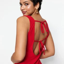 Trendyol Collection Kleid - Rot - Bodycon Damen Kleider 370420150 -Deutschland Lady Echt Verkaufs-Shop 4 org zoom 271
