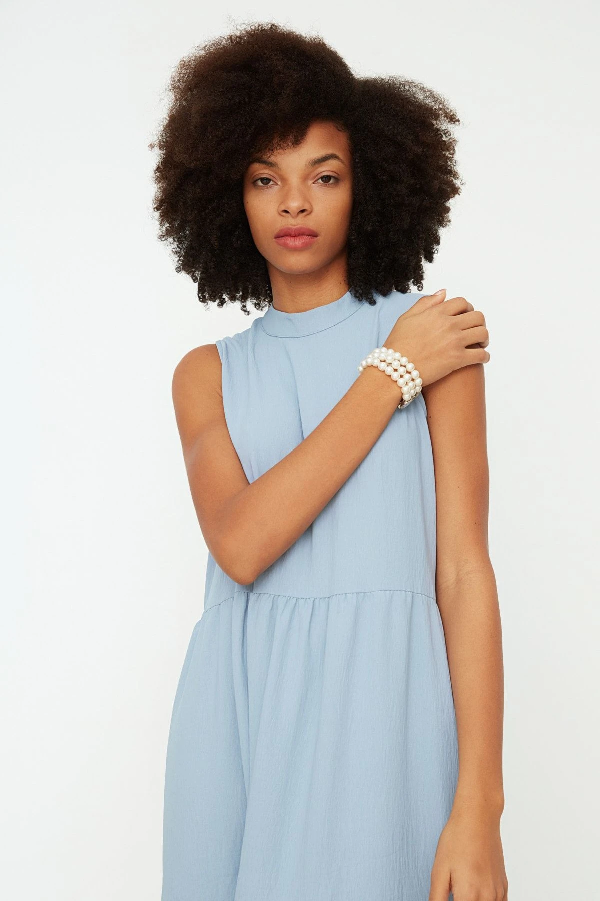 Trendyol Collection Kleid - Dunkelblau - A-Linie Damen Kleider 81683326 5 Trendyol Collection Kleid - Dunkelblau - A-Linie Damen Kleider 81683326 – Bild 3