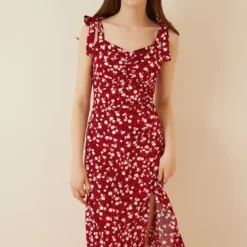 Happiness İstanbul Kleid - Bordeaux - Basic Damen Kleider 273764730 -Deutschland Lady Echt Verkaufs-Shop 4 org zoom 285