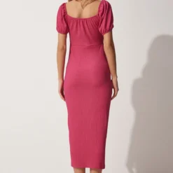 Happiness İstanbul Kleid - Rosa - Wickelschnitt Damen Kleider 685278360 -Deutschland Lady Echt Verkaufs-Shop 4 org zoom 312