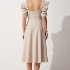 Happiness İstanbul Kleid - Beige - A-Linie Damen Kleider 678334238 -Deutschland Lady Echt Verkaufs-Shop 4 org zoom 313