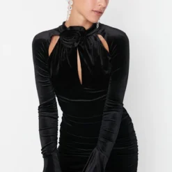 Trendyol Collection Kleid - Schwarz - Basic -Deutschland Lady Echt Verkaufs-Shop 4 org zoom 314