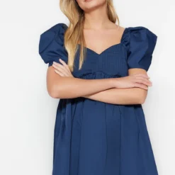 Trendyol Collection Kleid - Dunkelblau - Shift Damen Kleider 195858724 -Deutschland Lady Echt Verkaufs-Shop 4 org zoom 330