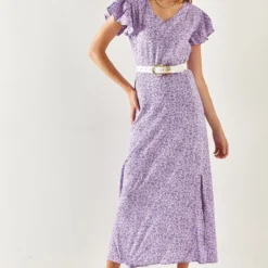 Olalook Kleid - Lila - A-Linie -Deutschland Lady Echt Verkaufs-Shop 4 org zoom 337