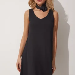 Happiness İstanbul Kleid - Schwarz - A-Linie Damen Kleider 692725085 -Deutschland Lady Echt Verkaufs-Shop 4 org zoom 339