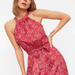 Trendyol Collection Kleid - Rosa - A-Linie Damen Kleider 37213834 -Deutschland Lady Echt Verkaufs-Shop 4 org zoom 342