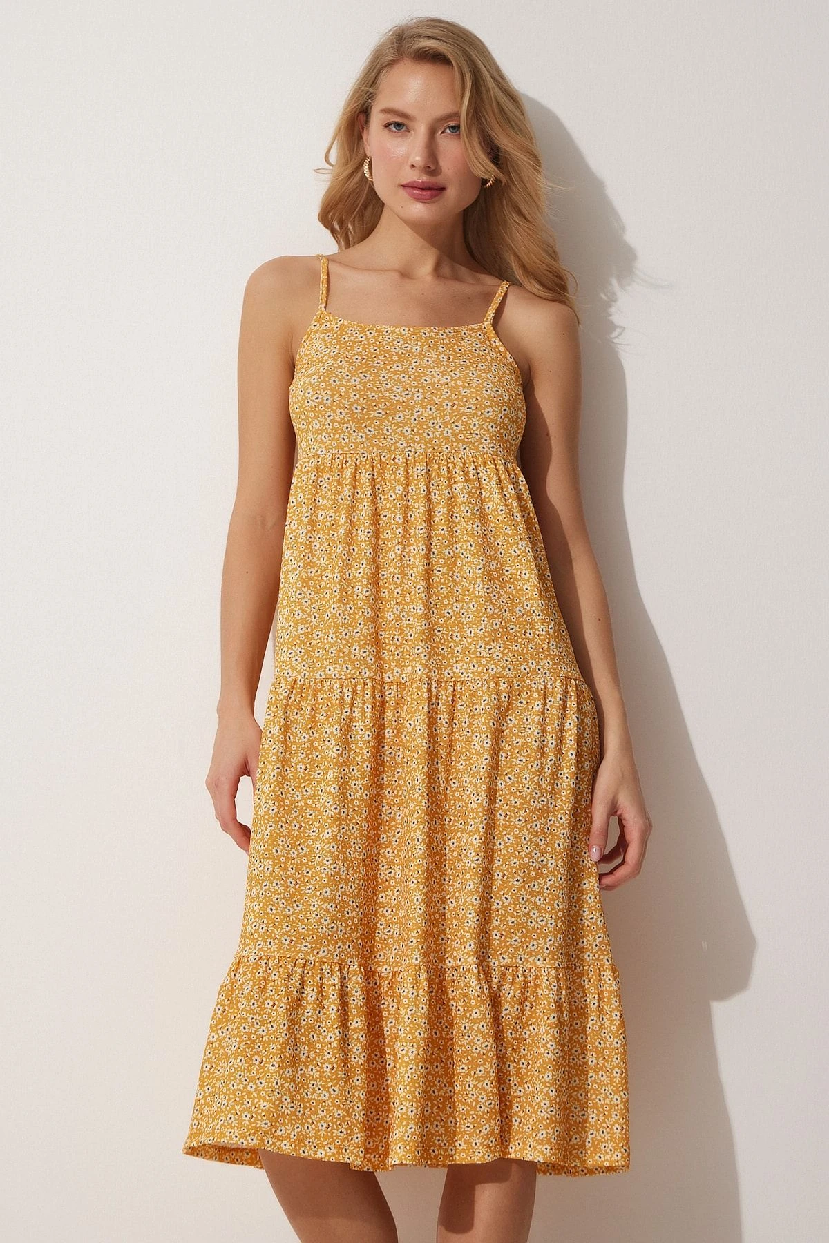 Happiness İstanbul Kleid - Orange - A-Linie Damen Kleider 690583898 5 Happiness İstanbul Kleid - Orange - A-Linie Damen Kleider 690583898 – Bild 3