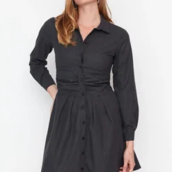 Trendyol Collection Kleid - Grau - Blusenkleid Damen Kleider 333564405 7 Trendyol Collection Kleid - Grau - Blusenkleid Damen Kleider 333564405 -Deutschland Lady Echt Verkaufs-Shop 4 org zoom 363