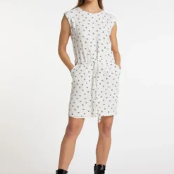 MyMo Rocks Kleid - Ecru - Basic -Deutschland Lady Echt Verkaufs-Shop 4 org zoom 369