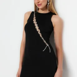 Trendyol Collection Kleid - Schwarz - Bodycon Damen Kleider 363137187 -Deutschland Lady Echt Verkaufs-Shop 4 org zoom 391